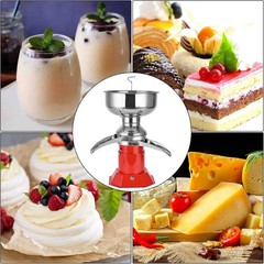 Electric Milk Cream Separator – 100L/H Cream Maker w/5L Stainless Bowl 110V 100W
