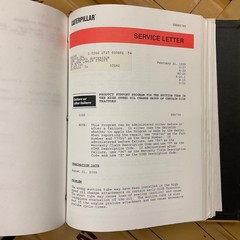 CAT Caterpillar SERVICE INFORMATION LETTER MAGAZINE ENGINE NEWS REFERENCE MANUAL
