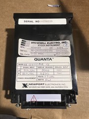 QUANTA NE-Q9000 AVR1 4-Digit Digital Panel Meter 120 VAC 5 Watt 0-10 VDC Newport