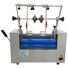 13″ 330mm 110V Laminator with 2 Knives Steel Roller Hot Cold Laminating Machine