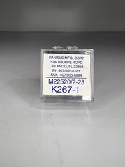 ONE (1) DANIELS (DMC) Crimp Tool Positioner K267-1 (NEW)
