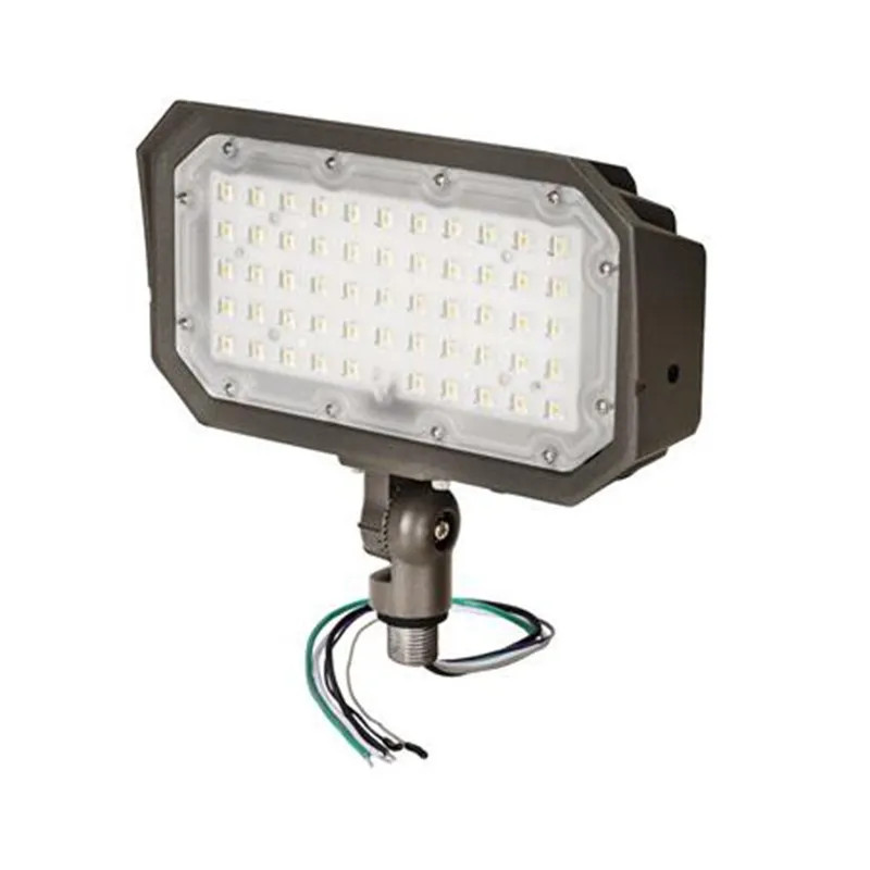 TOPAZ 70265 50W LED Outdoor Flood Light with Knuckle Mount, Bronze Finish