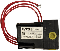 NEW PARKER T21025D2F01 SOLENOID VALVE 150PSI 110/120V 50/60HZ 7.2W