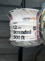 Cerrowire 12 AWG Stranded Copper THHN Wire, Pink, 500 ft