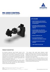 Counter-Clockwise Electronic Hand Throttle Control, Remote Engine Operation