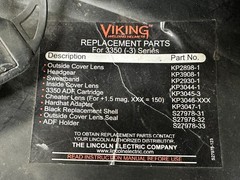Lincoln Viking 3350 4C Matte Black 4th Gen Welding Helmet (PD1125806)