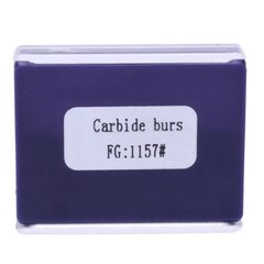Dental Carbide Steel Burs FG #1157 Domed Fissure Plain Cutting Round End 1.0mm