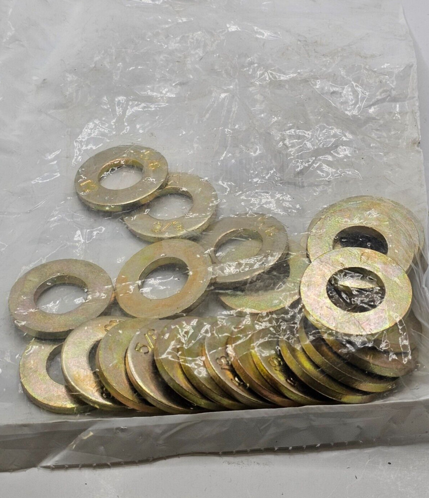 (QTY 50) Screw 5/8 in Steel Through Hardened Zinc Yellow 0.656 in In Dia 6PU24