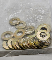 (QTY 50) Screw 5/8 in Steel Through Hardened Zinc Yellow 0.656 in In Dia 6PU24