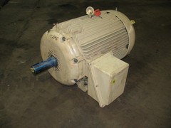 150 HP SIEMENTS 460V AC Induction Motor 1190 RPM TEFC Frame 447T