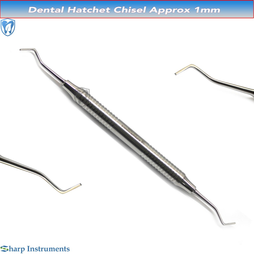 Chisel HATCHETS #NZH13/14 1.0mm Beveled Cutting Chisels Dental Surgical Tools CE