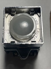 EATON CUTLER-HAMMER,E30BM,COMPACT PUSHBUTTON WITH INDICATOR LIGHT 120V, New