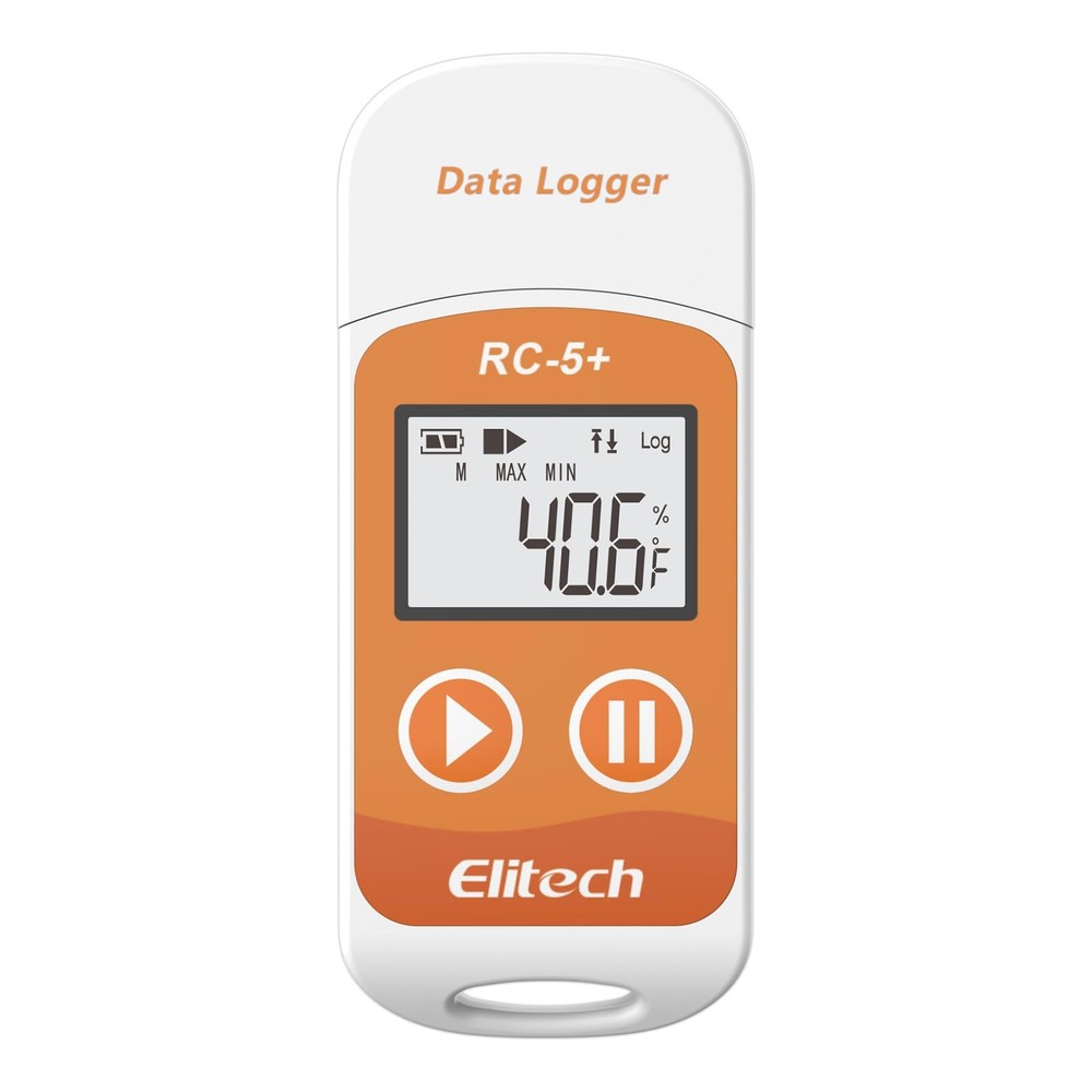 RC-5+Digital PDF USB Temperature Data Logger Reusable Recorder Refrigerator T…