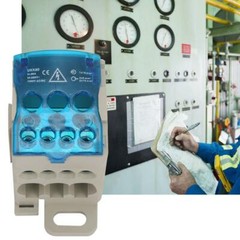 UKK-80A Din Rail Terminal Block Distribution Box Electric Wire Connector