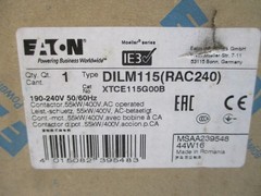 EATON DILM115(RAC240) XTCE115G00B 190-240V 160A NSMP