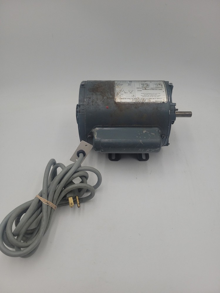 GE General Electric 1/2 HP Electric Motor 3450 RPM 115V/230 48 Frame 5KC36JN124A