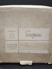 Simpson 260-8PRT Analog Multimeter with Roll Top Case Very Clean