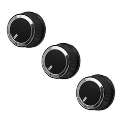 3 Pcs AC Control Knob Temperature Switch Replacement for Express Savana 1500 250