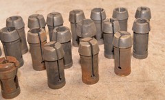 22 Bardons & Oliver turret lathe No 2 collets B & O and more machinist tool lot