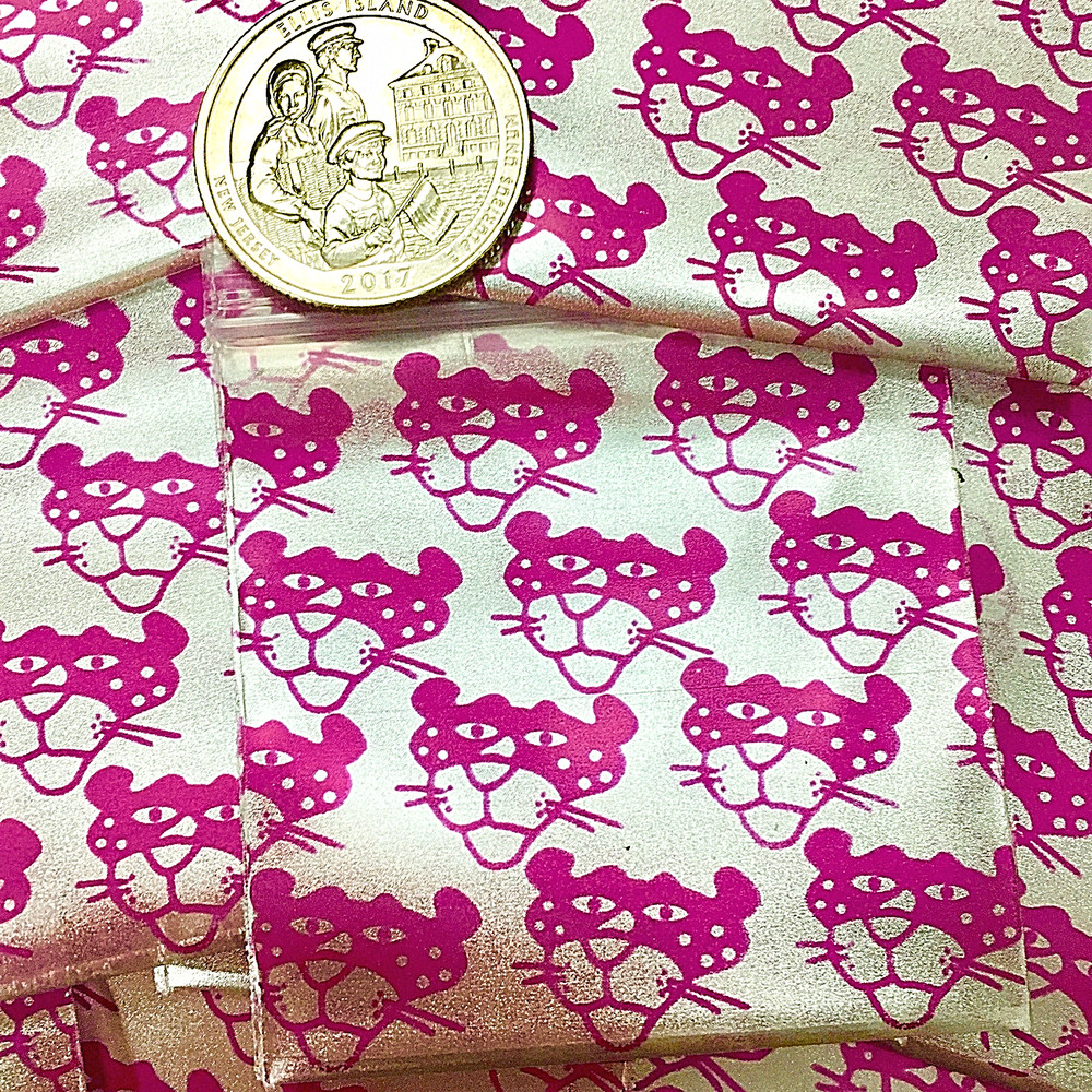 BaggiesSince1987 – 2020 DESIGN ZIP BAGS 100PCS PINK PANTHER SILVER, READ DETAILS