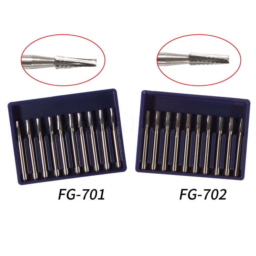 Dental Tungsten Carbide Tungsten Steel Burs for High Speed Handpiece FG 701/702