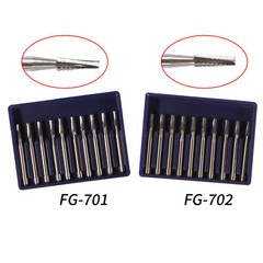 Dental Tungsten Carbide Tungsten Steel Burs for High Speed Handpiece FG 701/702