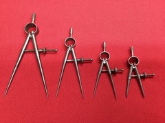 Starrett Round Leg Dividers Set of 4 Small Tools Athol Mass 🇺🇸 NICE ! L👀K !