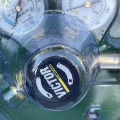 Victor CutSkill Flow Meter Regulator Argon 0781-4236 w/10’ hose mig & tig