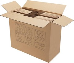 Sturdy 50 Pack Small Shipping Boxes, Easy Assemble