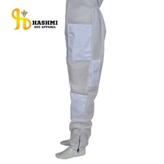 Full Ventilated Beekeeping String Protective Suit 3 Layers Fencing Veil White