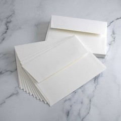 Snow White A2 Envelopes (4⅜” x 5¾”) | 70lb Text Paper | Various Set Sizes