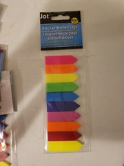 Jot Sticker Post Note Flags Lot of 30 packs of 400) Office School Teacher Home