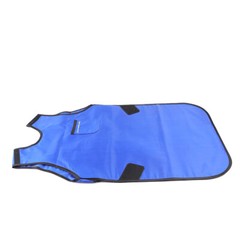 Blue Medical X-Ray Protection Apron Lead Rubber Radiation Protection Vest (L).