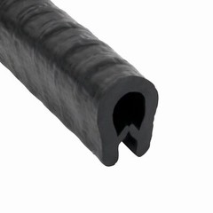 Edge Trim Black Small Fits Edge 1/16 to 1/8 Inch Length 10 Feet 3.05 Meter