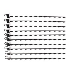 Hanging Merchadise Strips with Hooks,31 Inches Chip Display Rack Stand 120 Clips