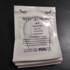 Dental Orthodontic Reverse Curve Arch Wire Niti Super Elastic Round