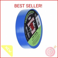 WarriorWrap General 3/4 in. x 60 ft. 7 mil Vinyl Electrical Tape, Blue