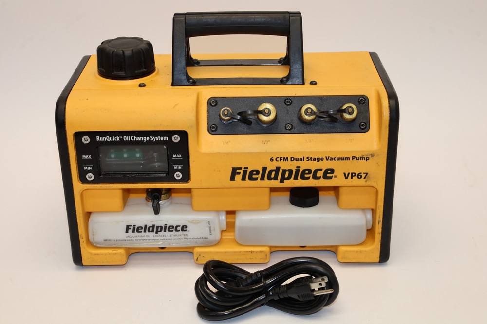 Fieldpiece VP67 6 CFM Dual Stage Vacuum Pump