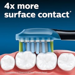 4-Pack Genuine Philips C3 Premium Plaque Control Brush Heads C3-black-HX9044/17