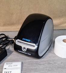 DYMO LabelWriter 450 Power Cord/USB Cable/3 Full Rolls of DYMO Labels ✅️TESTED✅️