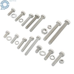 1640PCS M4 M6 M5 Bolts and Nuts Assortment Kit Grade 8.8 Alloy Steel Hex Screws