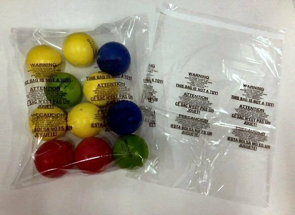 25 10×13 Self Seal Suffocation Warning Clear Poly Bags 1.5 mil Free Shipping