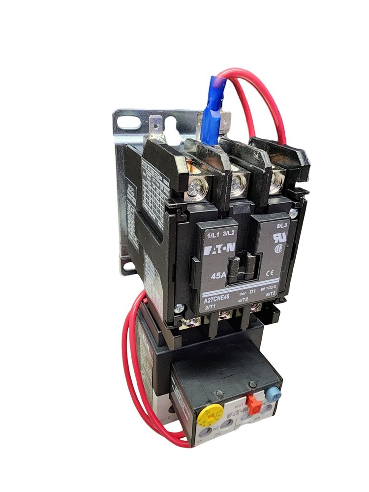 Eaton A27CNE45A040 Definite Purpose Starter 45A 3‑Phase 120V Coil | IEC/DP Conta