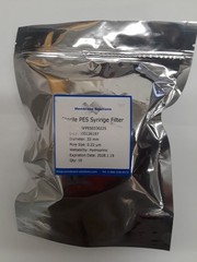 Membrane Solutions PES Syringe Filter Sterile 33mm 0.22µm 10Pcs NEW SFPES033022S