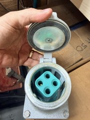APPLETON ADR6034 Aluminum Powertite Spring Door Receptacle 60 Amp