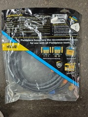 Fieldpiece Hr3b Hose Set, 5 Ft L, Black, 800 Psi
