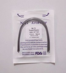 10 Packs Dental Super Elastic Niti Rectangular Arch Wires Ovoid Natural