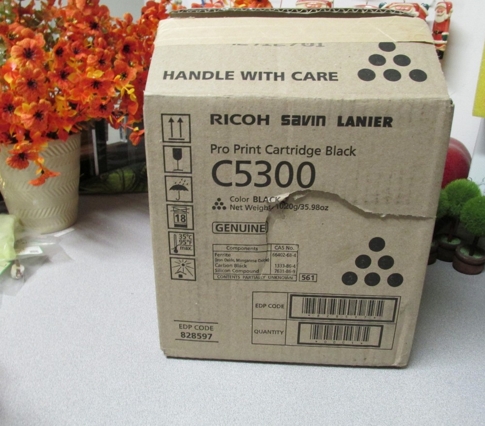 Genuine Ricoh C5300 Pro Print Cartridge Black 828597 Open Box