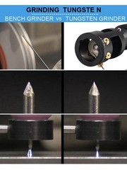 TIG Welding Tungsten Electrode Grinder Sharpener Multi-Angle & Offsets Cut-off