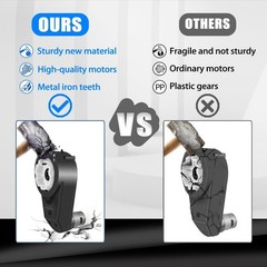 Fast Steel Gear Motor Gearbox Set for Power Wheels Vehicle Conversion Kit